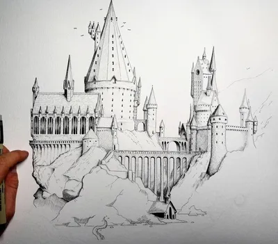 Картинки замок снежной королевы рисунки карандашом (66 фото) » Картинки и  статусы про окружающий мир вокруг