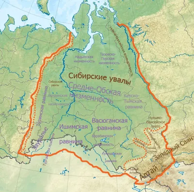 Западная Сибирь — Википедия
