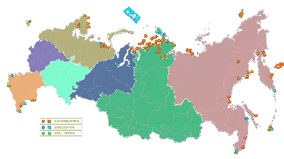 Издан Атлас всех государственных заповедников России - Карта охотника