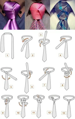 Как завязать галстук: пошагово с фото и видео