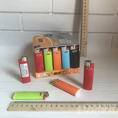 Зажигалки Bic Original 50 шт - купить оптом и в розницу | Интернет-магазин  полезных товаров Evrika
