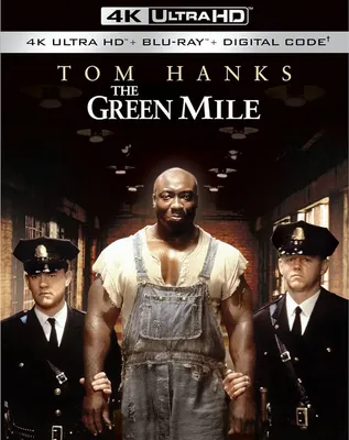 Amazon.com: Green Mile, The (4K Ultra HD + Blu-ray) [4K UHD] : Stephen  King, Frank Darabont, Frank Darabont, David Valdes, Frank Darabont, Tom  Hanks, David Morse, Bonnie Hunt, Michael Clarke Duncan, James