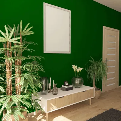 Зеленый цвет в интерьере - сочетание цвета с другими и разными стилями в  дизайне интерьера