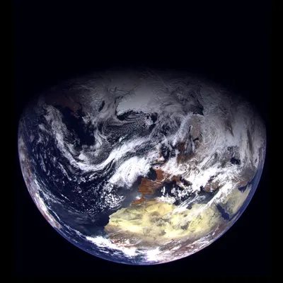 Вид Земли со спутника в высоком разрешении — Инфокарт