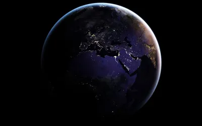 Планета Земля вид из космоса 5k – Скачать красивые обои Космос