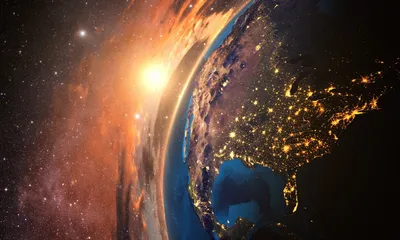 Планета Земля - Космос - Обои на рабочий стол - Галерейка