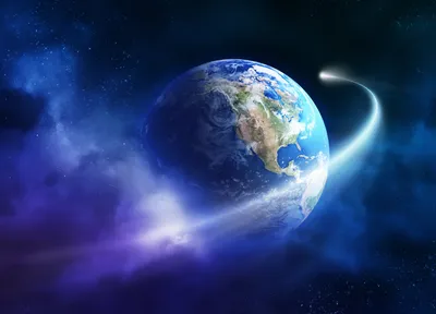 Голубые земля и луна в космосе обои космоса Элементы T Иллюстрация штока -  иллюстрации насчитывающей облако, глобус: 112123900