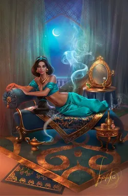 ✨✨✨ Принцесса Жасмин, в праздничном …» — создано в Шедевруме