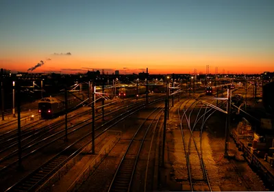 обои : Рабочий стол, Железная дорога, закат солнца, Красный, обои,  оранжевый, ночь, поезд, Копенгаген, Дания, вечер, Облачный, задний план,  Дорожки, Железнодорожный, Ubuntu, Оцелот, 1110, Одинокий, Dybb lsbro  2496x1752 - - 933540 - красивые картинки ...