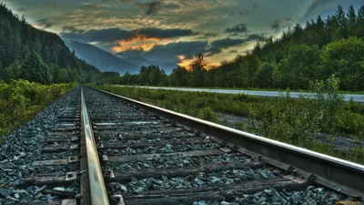 Железная дорога обои - 57 фото