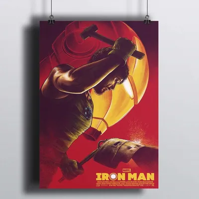 Купить Постер Железный Человек часть 1 | RedPandaShop.