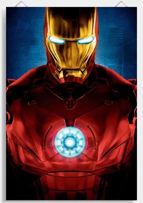 Купить постер (плакат) Iron Man на стену для интерьера (артикул 100536)