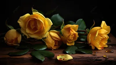 Обои на рабочий стол Красивые желтые розы, обои для рабочего стола, скачать  обои, обои бесплатно