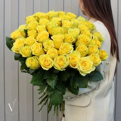 Букет из 11 желтых роз (50 см) - Арт. 3616