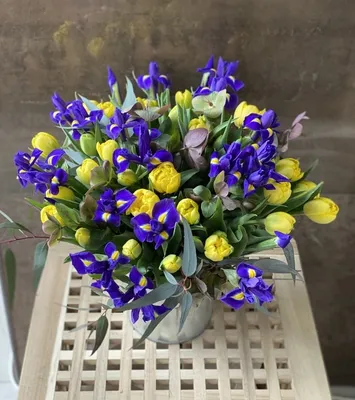 Купить желтые тюльпаны в Минске | DI-Flowers.by