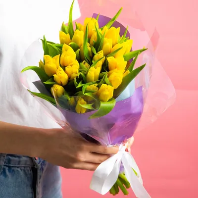 Желтые тюльпаны обои - 68 фото