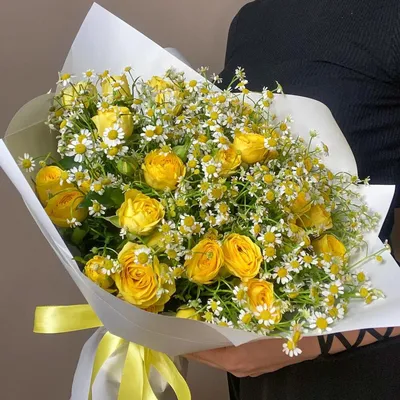 Купить желтые розы Харьков - Заказать букет от KVITOLUX