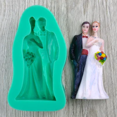 Композиция с конфетами \"Жених и Невеста\" купить с доставкой по Краснодару