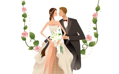 силуэт жениха и невеста, эскиза новобрачных, чертежа руки, приглашения  свадьбы, иллюстрации вектора Иллюстрация… | Свадебная иллюстрация,  Свадебный рисунок, Рисунки