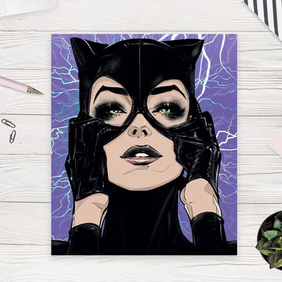 Картина “Селина Кайл (Женщина-Кошка) – 3” | PrintStorm