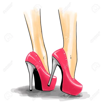 Красивые женские ноги с высокими каблуками стоковое фото ©AntonioGuillemF  34411793