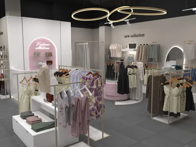 Дизайн магазина женской одежды в ТК \"Манхэттен\" – фото, видео, заказать  проект | Локос