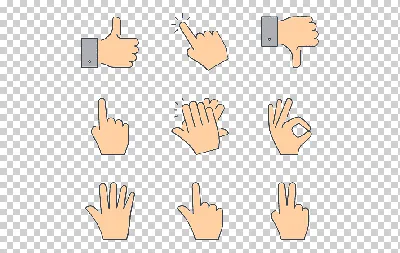 Основные группы жестов и поз человека