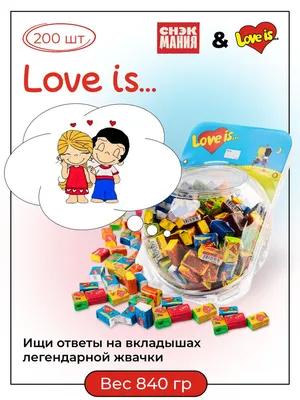 Жевательная резинка Love is клубника-банан 4.2 г купить в Киеве, Украине |  MAUDAU: цена, отзывы, характеристики