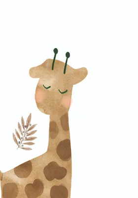 Детский рисунок жирафа - 93 фото