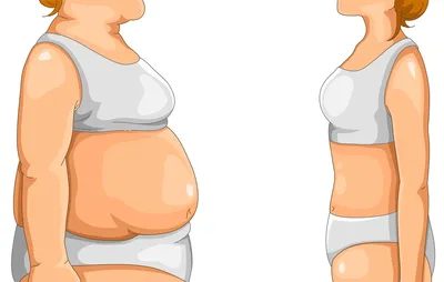 Жирная женщина с чрезмерным жирный живот снижает назад полный жирный живот  изоляции дальше над белым фоном. Вес образа жизни диеты Стоковое Фото -  изображение насчитывающей концепция, здоровье: 185685988