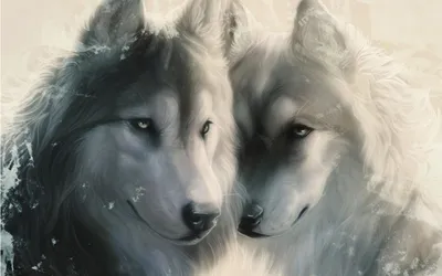 Фотообои / флизелиновые обои Волк 3,06 x 2,7 м - купить по выгодной цене в  интернет-магазине OZON (1067214216)