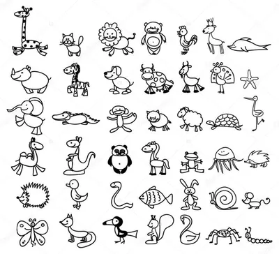 Рисунки для срисовки карандашом животные — Стихи, картинки и любовь |  Рисунки, Эскизы животных, Рисунки животных