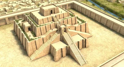 Ziggurat (Ur, 3rd millennium B.C.) - 3D scene - Mozaik Digital Education  and Learning