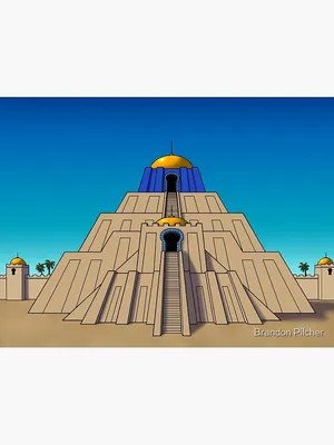 3D Ziggurat Ancient Mesopotamia Monument - TurboSquid 2040680