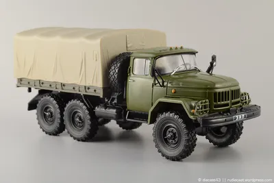 ЗИЛ-131 армейский грузовик 1966 3D модель - Скачать Военная техника на  3DModels.org