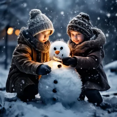 Сноуман Зима Открытка для детей Рождественская открытка Иллюстрация вектора  - иллюстрации насчитывающей варежка, рождество: 163342224