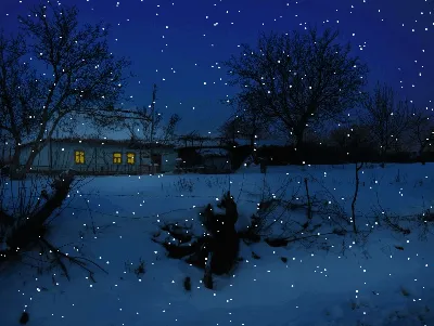 Картинки зима - Анимированные картинки