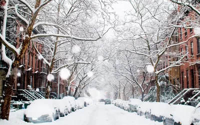 Зимний Нью Йорк обои - 57 фото