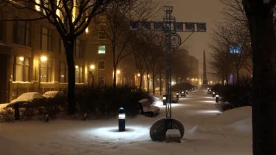 Зимний город обои на телефон [31+ изображений]