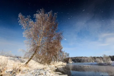 Природа вечерняя зимняя (57 фото) - 57 фото