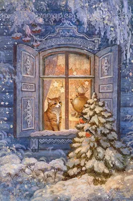 Иллюстрация Зимняя сказка в стиле другое | Illustrators.ru