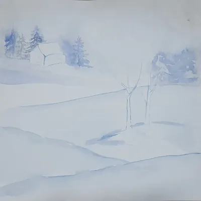 Красивые рисунки зимы для срисовки (50 картинок) 🤣 WebLinks