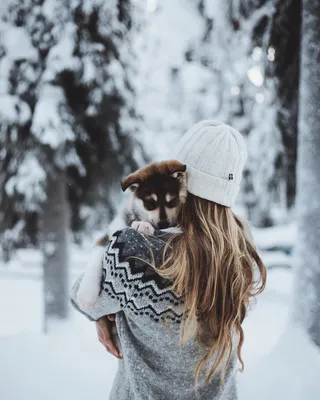Снежная атмосфера: Девушки на аву со спины зимой | Девушек на аву в  контакте со спины зимой Фото №810776 скачать