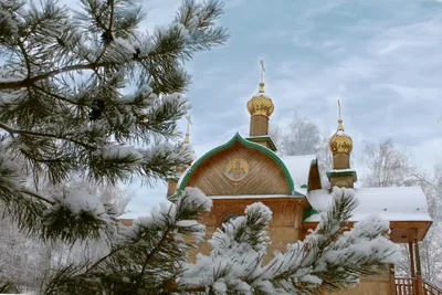 Зимние пейзажи 2021 | Ачаирский женский монастырь Честного Креста Господня