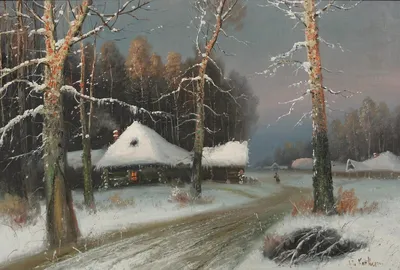 Картины Живопись \"зимние пейзажи\" - арт 025000133 | Купить в  интернет-магазине Фото в дом - Фото в дом