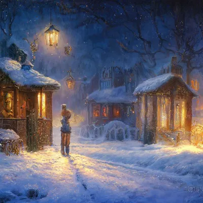Зимние Сказки на Ночь!...» — создано в Шедевруме