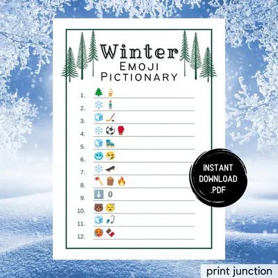 Free Printable Winter Emoji Quiz with Answer Key | Emoji quiz, Quiz with  answers, Quiz