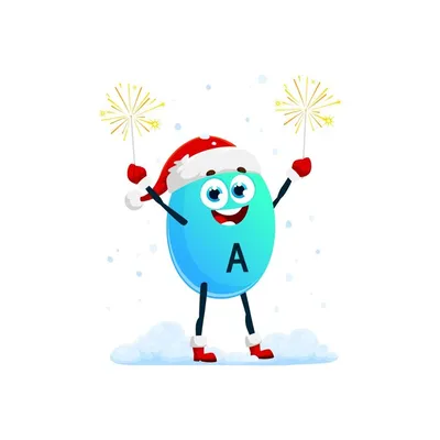 Set of snowflake emoji for winter holidays Vector Image