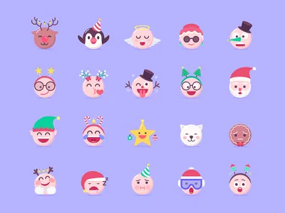 Happy Merry Christmas Holiday Winter Emoji - Glove Mitten #1 Vinyl Dec –  Shinobi Stickers