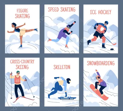 Зимние виды спорта: Pусский РКИ pабочие листы пдф и док